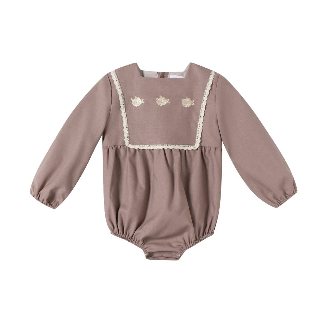 Baby Clothing High Quality - Çocuk Pamuklu Keten Kıyafetler İşlemeli Bebek