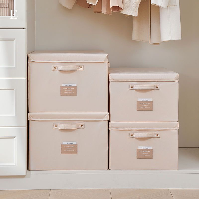 Baby Clothes Organiser - Kumaş katlanabilir saklama kutusu kapaklı organizatör