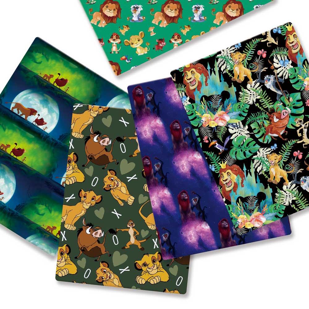 Baby Clothing Material - Disney Aslan Kral kumaş Sıcak DIY