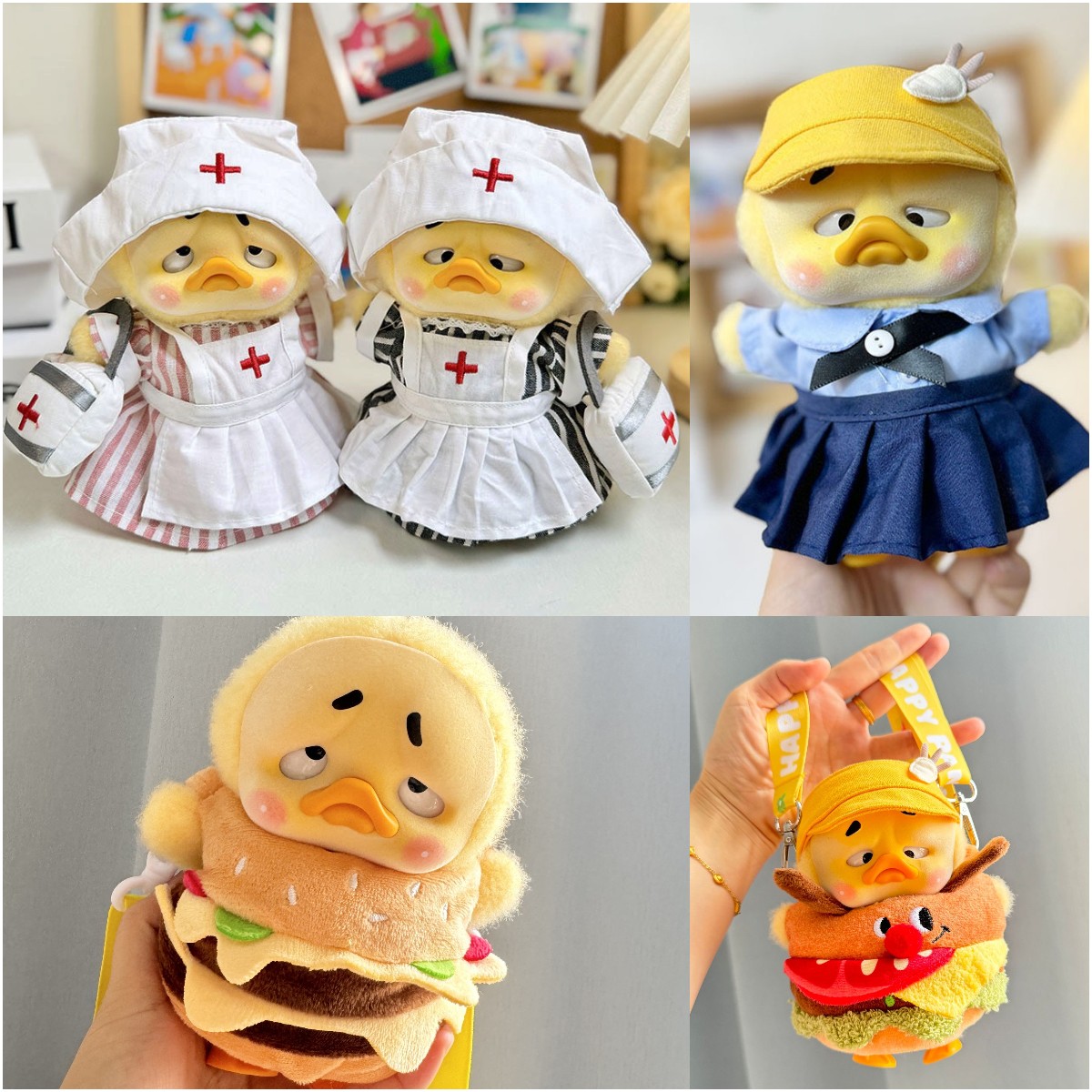 Baby Clothing Yellow - Can sıkıcı ördek hemşire takım elbise