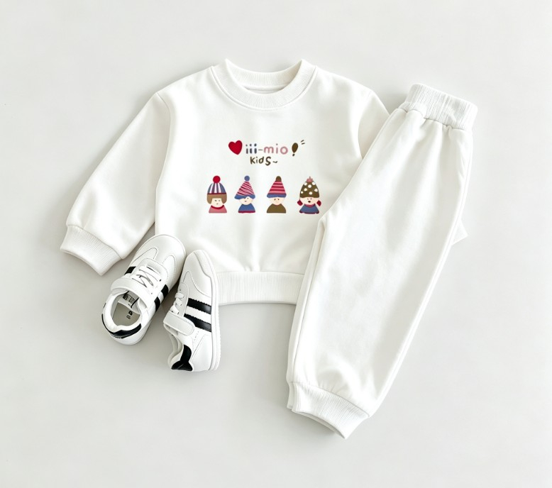Baby Clothing Neutral - Nötr Renkli Sevimli Bebek Ev Giyim