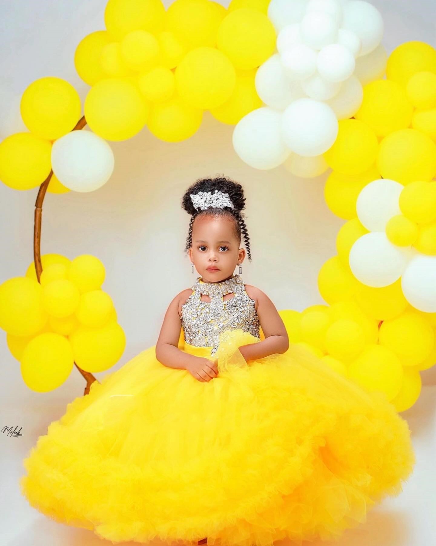 Muhteşem Sarı Çiçek Kız Elbise - Baby Clothing Yellow incelemesi ve fiyatı