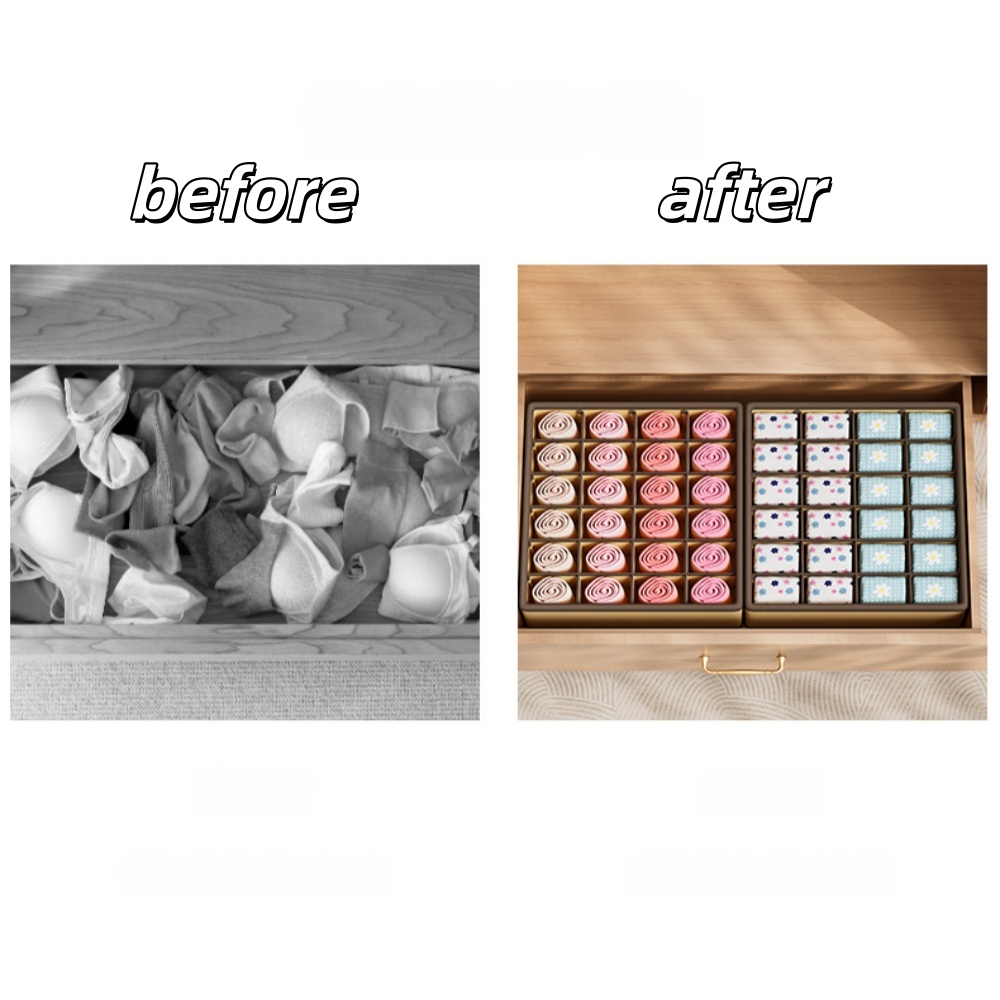1 adet 24 bölmeli dolap iç çam - Baby Clothes Organiser incelemesi ve fiyatı